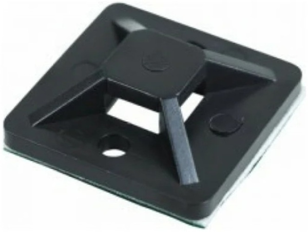 Изображение товара Площадка Rexant 07-2026 самоклеящаяся 25х25 мм, черная, 100 шт