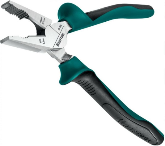 Изображение товара Плоскогубцы Kraftool 22011-1-16_z01 - надежный инструмент для обжима и резки металлов