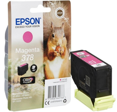 Изображение товара Картридж Epson C13T37834020 пурпурный для Expression Photo HD XP-15000