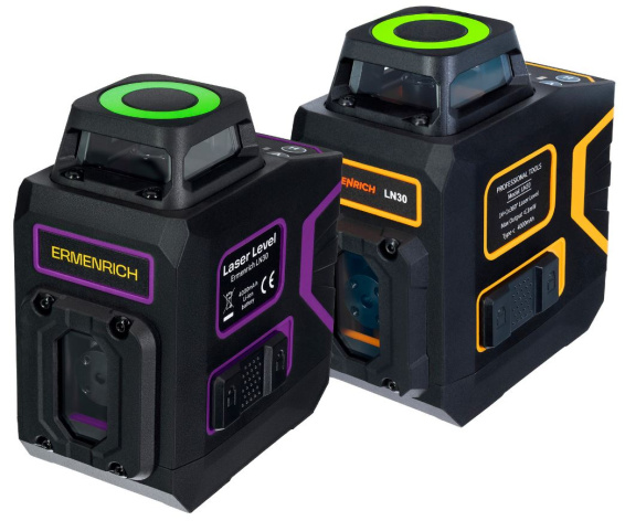 Изображение товара Лазерный уровень Ermenrich PLUS LN30 с 5 линиями автоматическое выравнивание