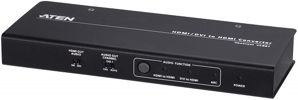 

Конвертер Aten VC881-AT-G 4K HDMI/DVI в HDMI с извлекателем звука, VC881-AT-G