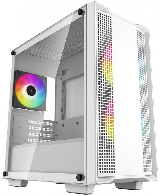 

Корпус mATX Deepcool CC360 WH ARGB белый, без БП, боковая панель из закаленного стекла, USB 3.2, USB 2.0, audio, CC360 WH ARGB
