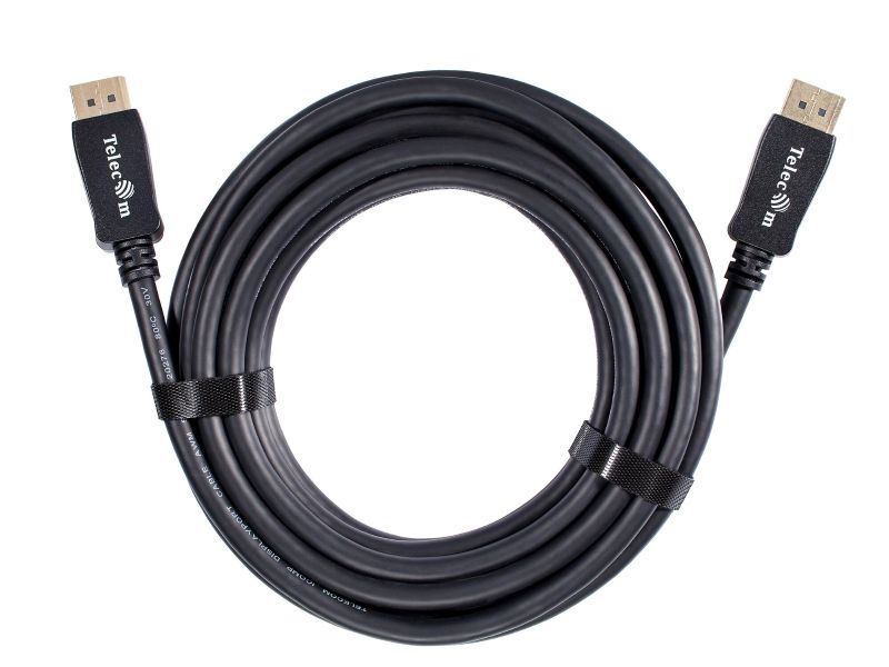 

Кабель интерфейсный Telecom TCG745C-5M соединительный DP-DP 1.4V 8K/60Hz 5м, Econom, (1/50), TCG745C-5M