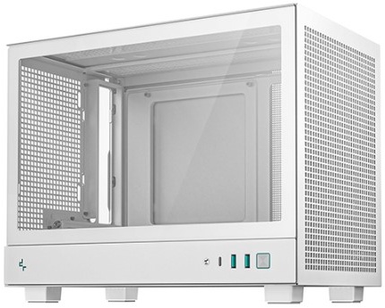 

Корпус mini-ITX Deepcool CH160 WH белый, без БП, боковая панель из закаленного стекла, белый, 2*USB3.0, Audio, USB 3.2 Gen2 Type-C, CH160 WH