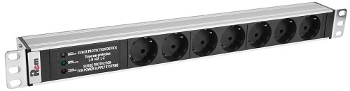 фото Блок розеток 19", 7 розеток ЦМО R-10-7S-FI-440-Z в Казани