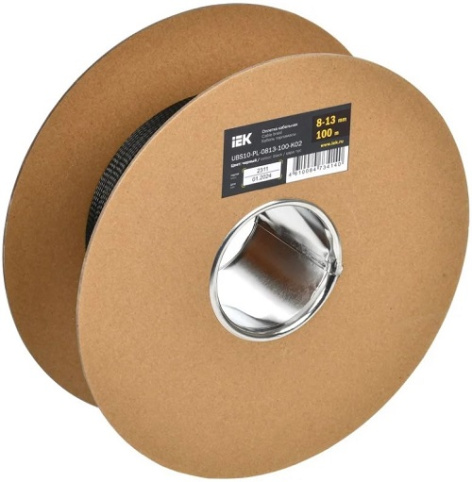 Изображение товара Кабельная оплетка IEK UBS10-PL-0813-100-K02 13 мм 100 м прочная защита кабелей