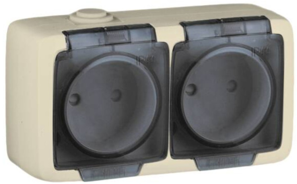 Изображение товара Розетка без заземления HEGEL РА16-242-01 надежное подключение