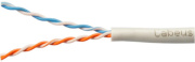 фото Кабель витая пара U/UTP 5 кат. 2 пары  Cabeus UTP-2P-Cat.5e-SOLID-GY-100