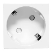 фото Розетка с заземлением EKF E2MR16-028-10-45-SL