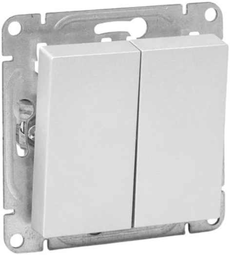 Изображение товара Переключатель двухклавишный EKF UP1-SWA-21