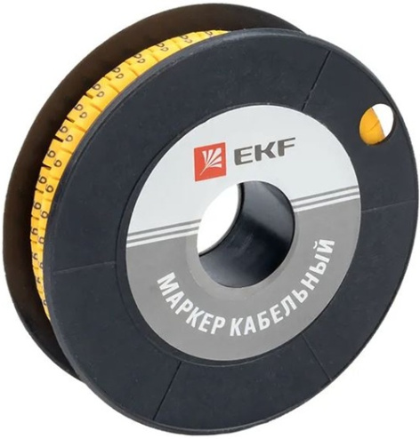 Изображение товара Кабельный маркер EKF PROxima plc-KM-1.5-9 для маркировки кабелей и проводов