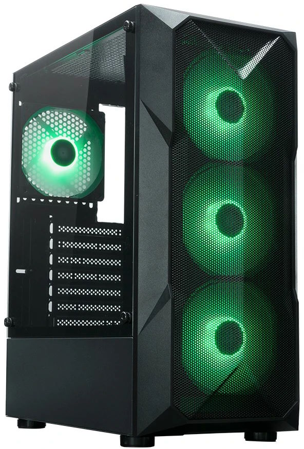 

Корпус ATX Xastra A304 4ARGB Black без БП, 2*USB 2.0, USB 3.0, A304 4ARGB Black