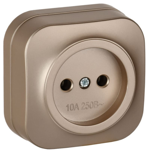 Изображение товара Розетка без заземления IEK ERH10-K37M-10