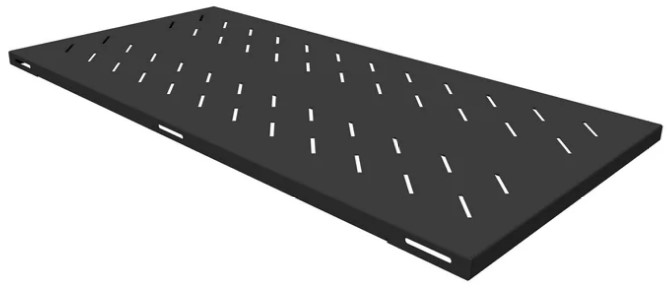 

Полка стационарная SNR SNR-SHELF-12095-120B усиленная для шкафов глубиной 1200мм, (глубина полки 950мм) распределенная нагрузка 120кг, цвет-черный, SNR-SHELF-12095-120B