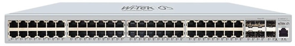 Изображение товара Коммутатор Wi-Tek WI-CMS554F-L3 управляемый L3 с маршрутизацией и управлением
