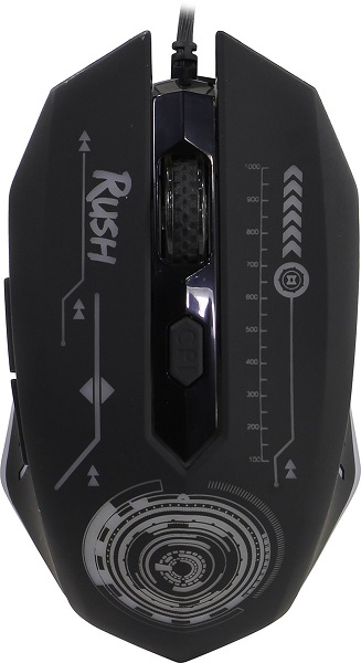 

Мышь SmartBuy RUSH SBM-727G-K игровая,черная, RUSH