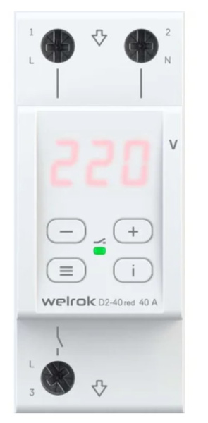 Изображение товара Реле напряжения Welrok 4660251140083