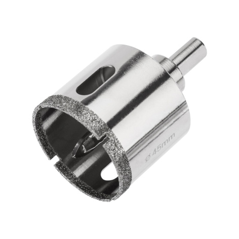 Изображение товара Коронка алмазная KRANZ KR-92-0013 для керамогранита и стекла, 45 мм