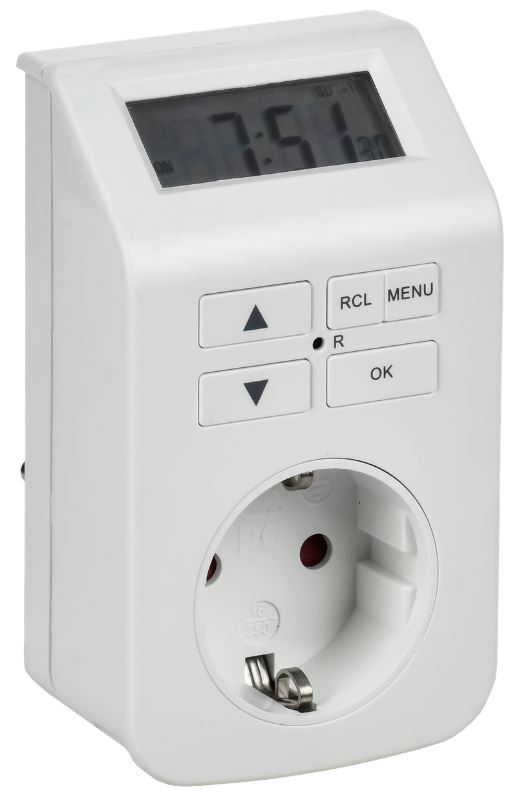 

Розетка-таймер IEK ERT10-1-16-N-01-6-K01 РТЭ-5 электронный 1мин 7дн 112on/off 16А IP20 белая, ERT10-1-16-N-01-6-K01