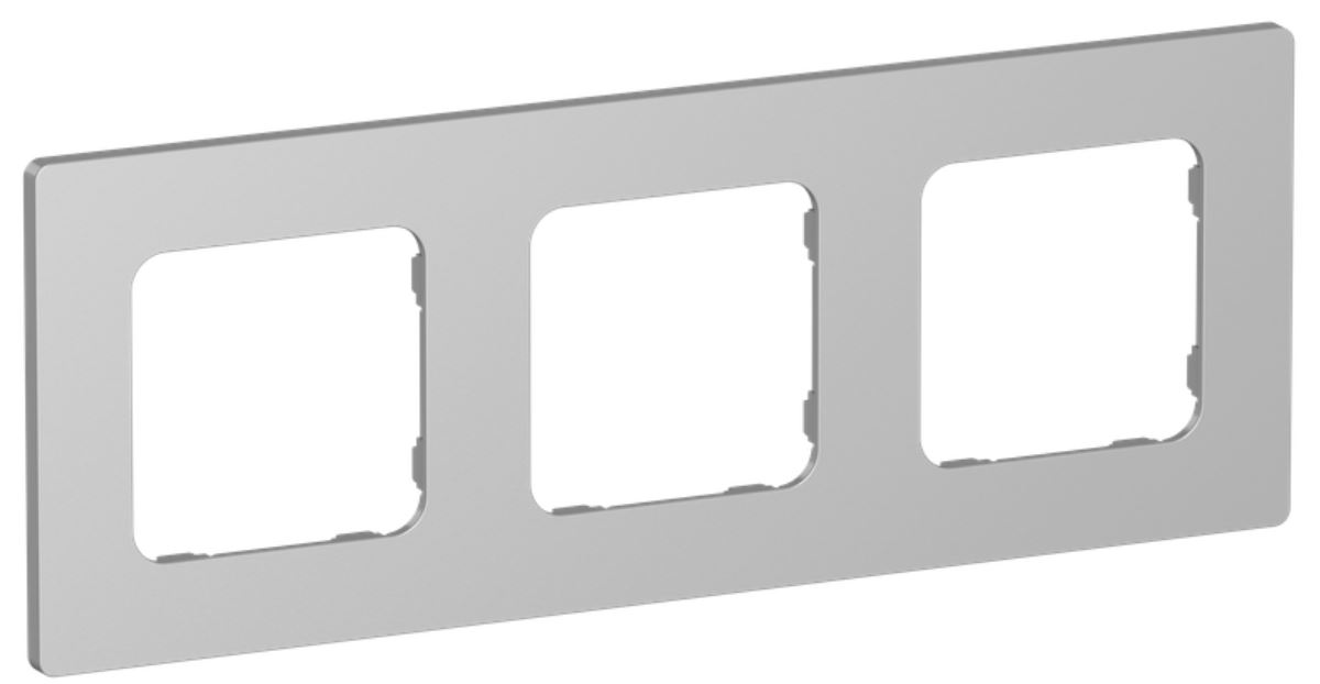 

Рамка тройная IEK FI-M32-32-20-K47 FLITE РУ-3-К-ФлА алюминий, FI-M32-32-20-K47