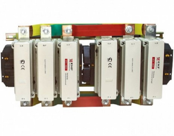 Изображение товара Контактор EKF ctr-b-r-630 реверсивный мощный 630 А для автоматизации