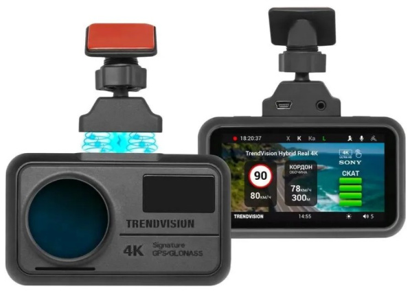 Изображение товара Видеорегистратор автомобильный TrendVision HYBRID SIGNATURE REAL 4K MAX