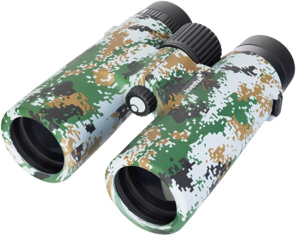 Изображение товара Бинокль Levenhuk Camo Dots 10x42 водонепроницаемый с угломером