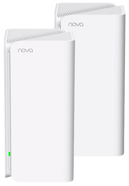 

Роутер Tenda MX15 Pro (2-pack) двухдиапазонная гигабитная Wi-Fi Mesh система AX5400, 2,4/5 ГГц, до 5378 Мбит/с, 3x1Гбит/с, MX15 Pro (2-pack)