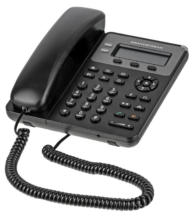 

Телефон VoiceIP Grandstream GXP-1610 2 SIP линии, графический дисплей и качественный звук, БП, GXP-1610