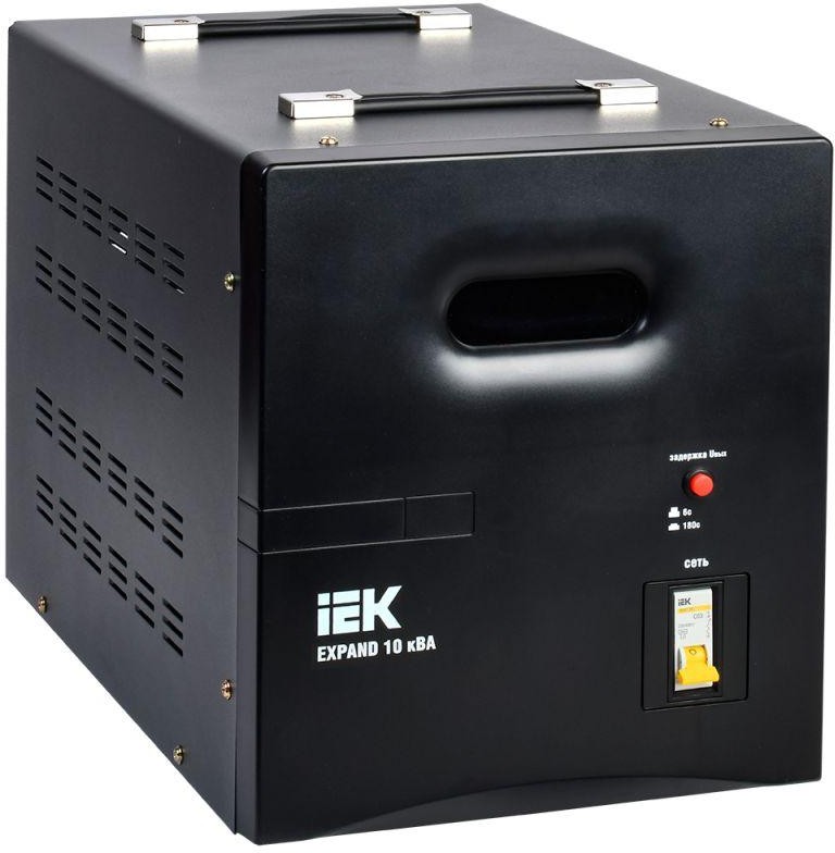 

Стабилизатор напряжения IEK IVS21-1-010-11 однофазный переносной 10кВА EXPAND, IVS21-1-010-11