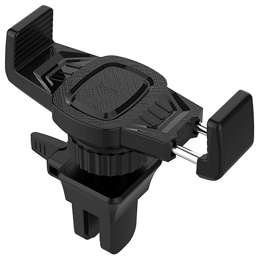 

Держатель автомобильный Hoco CA38 Platinum sharp 6957531086338 для смартфона, пластик, воздуховод, шарнир, чёрный (1/122), CA38 Platinum sharp