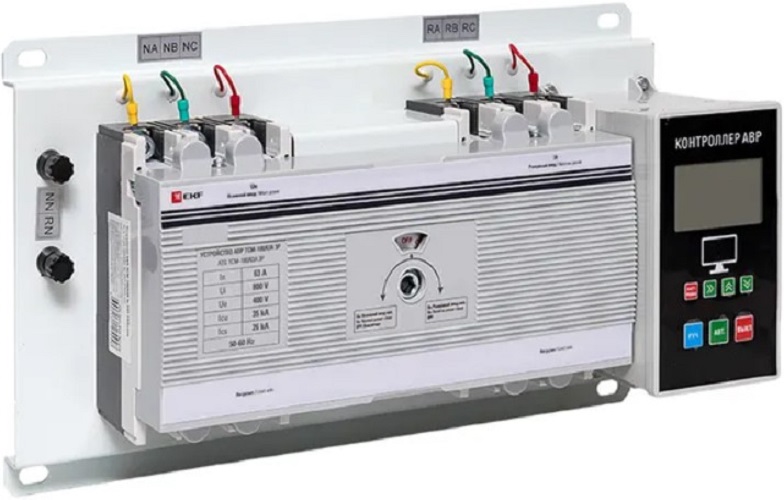 

Автоматический ввод резерва EKF ats-tsm-63A-3p-pro АВР ТСM-100/63А 3р, ats-tsm-63A-3p-pro