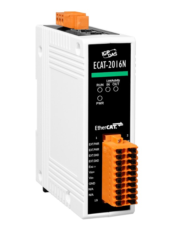 

Модуль ICP DAS ECAT-2016N CR EtherCAT Slave I/O Module with 16-bit,1 channel Strain Gauge (RoHS), ECAT-2016N CR