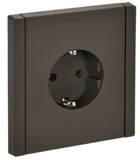 фото Розетка с заземлением  IEK FP-R11-16-1-K03 в Уфе
