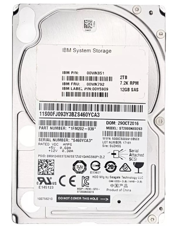 Жесткий диск,IBM,00WK792