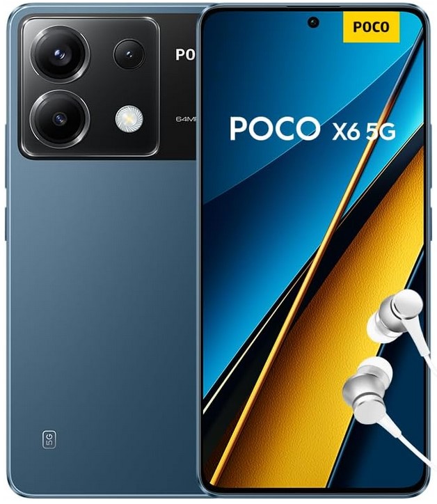 

Смартфон Xiaomi POCO X6 5G 12/256GB Blue, POCO X6 5G 12/256GB