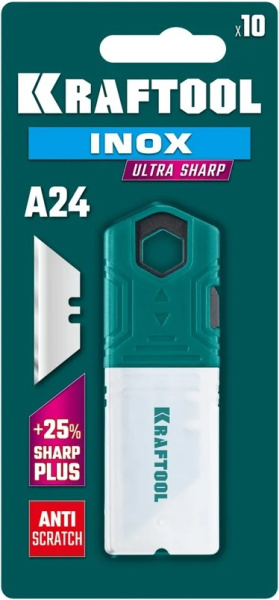 Изображение товара Сменное лезвие Kraftool Inox-A24 для инструментов с механизмом Inox-A24