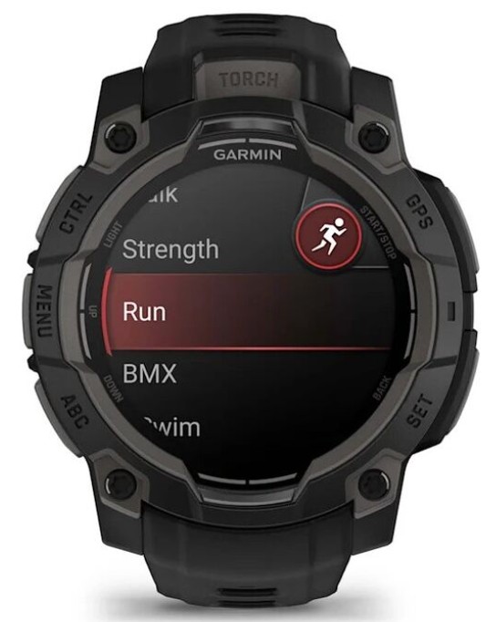 

Часы Garmin Instinct 3 AMOLED 010-02936-00 черный, черный ремешок 45мм, Instinct 3 AMOLED