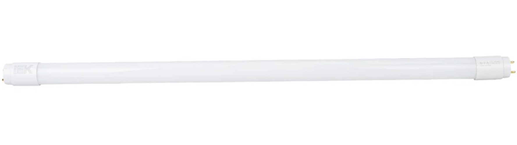 

Лампа светодиодная IEK LLE-T8R-10-230-65-G13 LED T8 линейная 10Вт 1000Лм 230В 6500К 600мм G13, LLE-T8R-10-230-65-G13