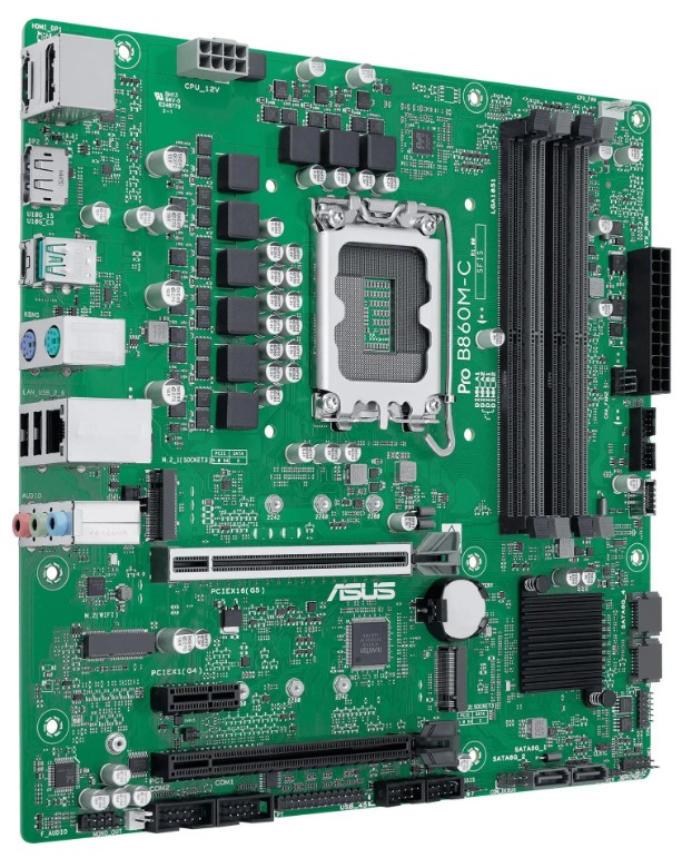 

Материнская плата mATX ASUS PRO B860M-C-CSM 90MB1MCP-M0EAYC (LGA1851, B860, 4*DDR5, 4*SATA, 2*M.2, 2*USB 3.2, 6*USB 2.0, 2*PCIe, 2*DP, HDMI), PRO B860M-C-CSM