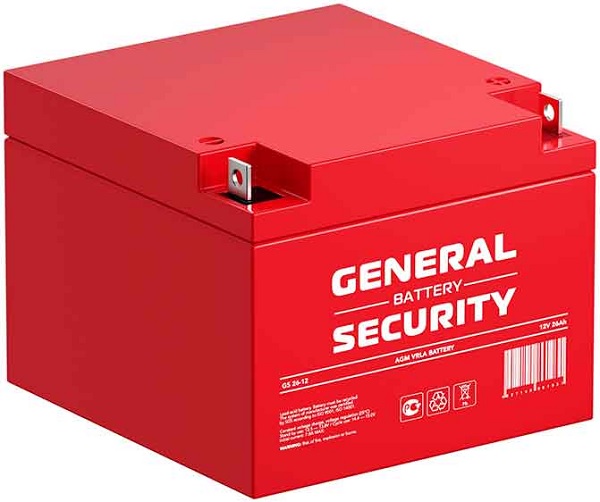 

Аккумулятор General Security GS26-12, GS26-12