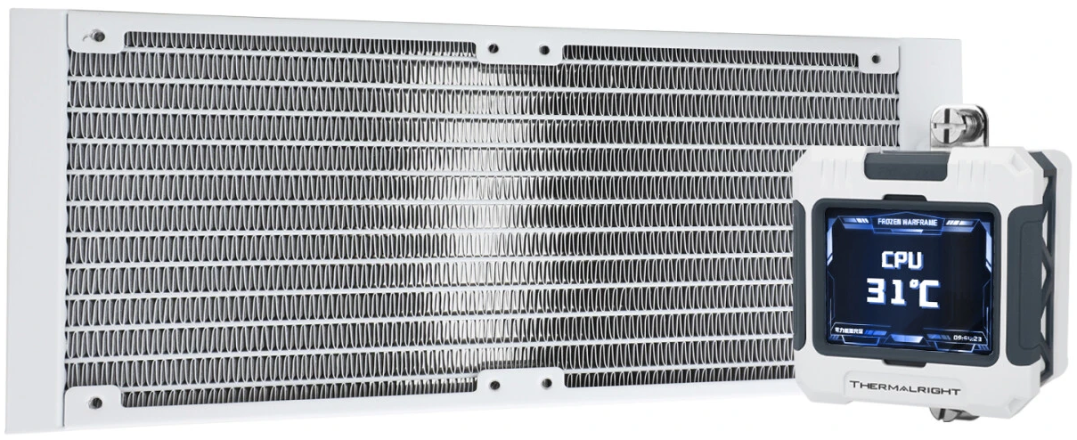 

Система охлаждения жидкостная Thermalright Frozen Warframe 240 White X F-WFRAME-240-WH-X LGA115x/1200/1700/1851/AM4/AM5, Frozen Warframe 240 White X