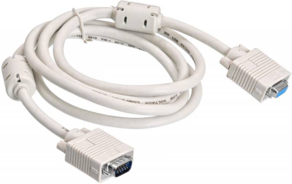 Изображение товара Кабель интерфейсный VGA D-sub 15pin удлинитель 1,8 м Buro CAB015S-06