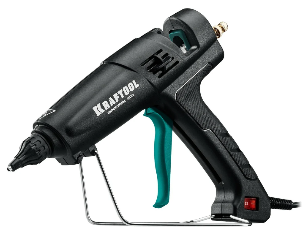 

Пистолет термоклеевой Kraftool Industrial 300 06842 Kraftool электрический d 11-12мм., 45 г/мин, Industrial 300