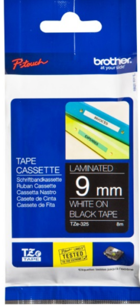 Изображение товара Картридж Brother TZE325 для наклеек ламинированная лента 12 мм
