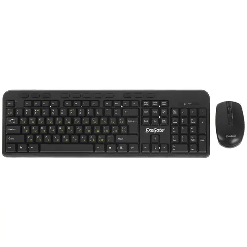 

Комплект беспроводной Exegate Professional Standard Combo MK240 EX286220RUS (клавиатура полноразмерная влагозащищенная 115кл. + мышь оптическая 800/10, Professional Standard Combo MK240