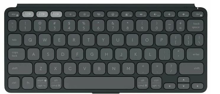 

Клавиатура Logitech Keys-To-Go 2 920-012999 BT, графитовая, Keys-To-Go 2