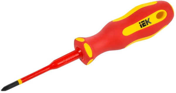 Изображение товара Отвертка IEK A2L5-SC31-T2-PH-10-080 с магнитным наконечником и диэлектрическим покрытием