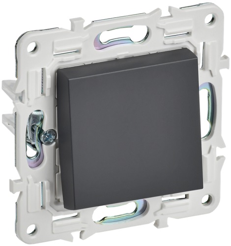 

Выключатель одноклавишный IEK SK-V10-0-10-K48 SKANDY 10А SK-V01T титан, SK-V10-0-10-K48