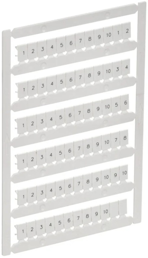 

Маркер IEK AF-CT10D-M-004-01 для CTS/CP 4мм2 с символами "1-10" ARMAFIX, AF-CT10D-M-004-01